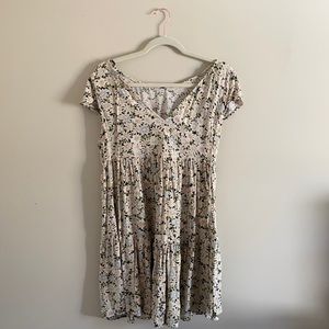 Floral American Eagle Baby Doll Dress